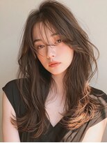 ケイバイミシェリー(kei by misherry)&nbsp;ミントブラウンバタフライカットヘーゼルベージュシアーバング