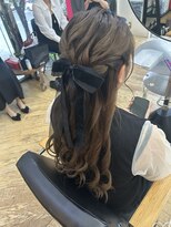 バイブアンドアネックス(VIBE & ANNEX)&nbsp;ゆるふわっとお姉さんハーフアップ