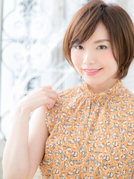 モッズヘア 越谷(mod's hair) *mod's越谷*斜めバングで美人顔♪好感大人ボブa