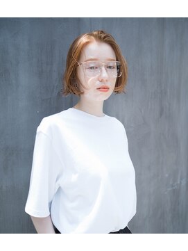 ソワ オモテサンドウ(SOIE OMOTESANDO) オレンジベージュボブ