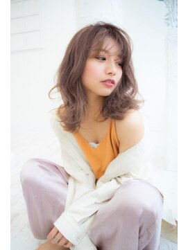 アンジェリカ 鹿児島中央タワー店(ANGELICA) ANGELICAシースルーバングモーブグレージュ