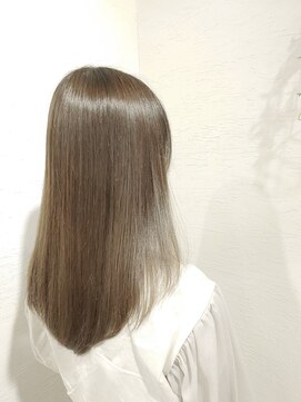 ローグ ヘアー 金町店(Rogue HAIR) ローグ金町美容室(TAKA)アッシュマロンベージュＡラインボブ