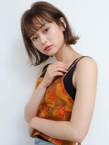 アグ ヘアー ハルカ 綾瀬店(Agu hair halca) 《Agu hair》ガーリー外ハネ×ツヤ感ボブ