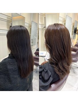 アヴァンス 天王寺店(AVANCE.) ショコラベージュ×透明感