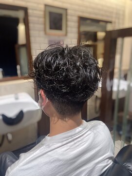 エヌドットバーバー ギンザ(N.BARBER GINZA) ミックスパーマ/ツーブロック刈り上げ/バーバー