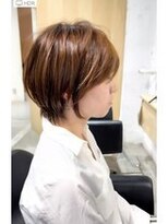 モールヘア 武庫之荘店(MOOL hair)&nbsp;大人ショートヘアイルミナカラー//グレージュ/アッシュブラウン