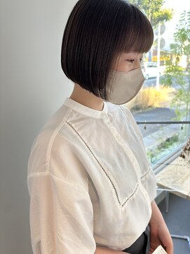 リノ 守山店(lino) 切りっぱなしボブ