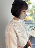 切りっぱなしボブ