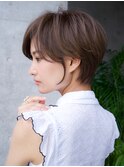 前髪なし大人ショートボブ20代30代40代【AIN.表参道】川原大地