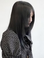 ミュラ(mulah)&nbsp;顔まわりレイヤー＊暗髪透明感カラーダークグレージュ