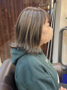 キャラ 池袋本店(CHARA) 外国人風ハイライトバレイヤージュアッシュカラー◎【池袋】