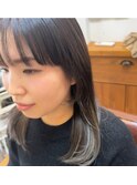 グレージュハイライト