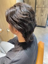 バンブーグラス(Bamboo grass)&nbsp;ニュアンス襟足外はねパーマ