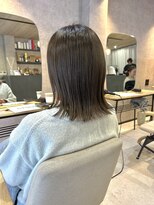 ヘイリー(HAILEY)&nbsp;【大人可愛い】切りっぱなしボブ/赤みなしカラー20代30代40代