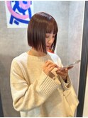 切りっぱなしボブ