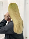 下北沢タッセルボブデザインカラー切りっぱなしボブミディアム◆