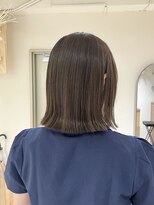 クーナバイトマト 横浜(Cuna by TOMTO)&nbsp;【KANO】ロブ  切りっぱなしボブ グレージュ