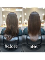 ツヤと髪 クリム(crim)&nbsp;髪質改善ヘアエステ　ロング　白髪染め　30代、４０代、２０代