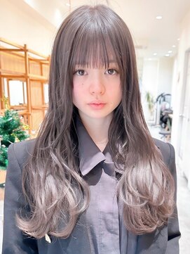 セイドット オモテサンドウ(Say. omotesando) Say.ロングレイヤーグレーベージュグレージュアッシュ韓国風青山