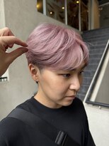 レックスヘアーインターナショナル(ReX HAIR INTERNATIONAL)&nbsp;【中野倫大朗】ホワイトピンク×シースルーマッシュ