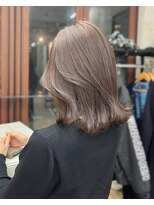 ソルトウォーター(SALT WATER)&nbsp;ラベンダーグレージュ/ブリーチなしダブルカラー/恵比寿/代官山