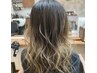 【メッシュ】カット+カラー+メッシュ(デザインカラー全般可能）　￥24000