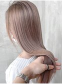 【GEEKS渋谷】ヘーゼルブラウン/ハイトーンロング/冬カラー/小顔