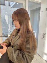 ガリカ 横浜(Gallica) 柔らかミルクティーベージュロング