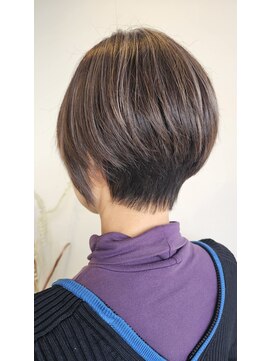 アンジュール ショート×モカラベージュ