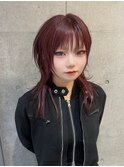 着物ヘア/大人ガーリー/ダークアッシュ/似合わせカット//渋谷