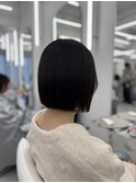 タッセルボブ　あごラインボブ