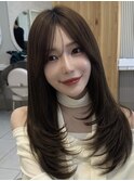 ワンカールでも可愛いレイヤーカット