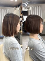 テト(teto)&nbsp;30代/40代／50代前髪あり/ミニボブ/