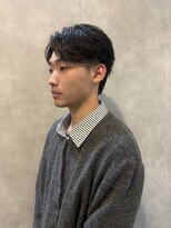 メンズサロン ルレイル(Men’s salon REIR) ナチュラルセンターパート×フェザーショート