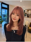 ブリーチハイライト髪質改善ダブルカラーレイヤーカット