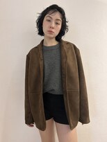 クラン エン バイ ヘッドライト 二子玉川店(clan en. by HEADLIGHT)&nbsp;ニュアンスショート/ショートヘア/パーマ/二子玉川