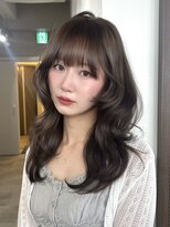 ハック 天神(HACK)&nbsp;【小辻星来】ワンカラーでできる透け感グレージュ