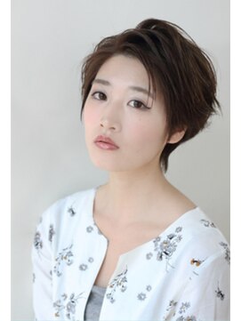 モッズ ヘア 新宿サウス店(mod's hair) セミウェットな質感でモードなショートに