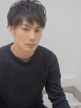 アタッカ(atacca) SHORT【黒髪・ツーブロック・パーマ】