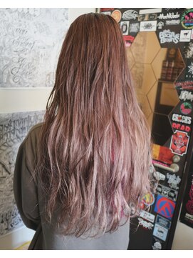 フェイスヘアーデザイン(Faith Hair Design) ピンクバレイヤージュ