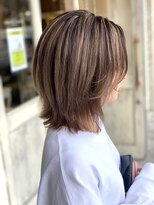 フェーディン(fa/din)&nbsp;ハイライトベージュミディ