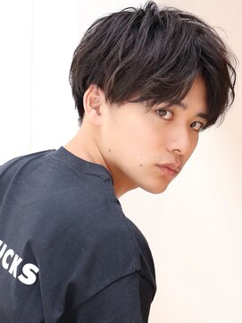 ネイビー(NAVY) ラフにカッコよく決まる！ハンサムショート