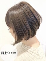 アッシュ 亀戸店(Ash)&nbsp;【大人かわいい】30・40代オススメ前下がりボブ×縮毛矯正
