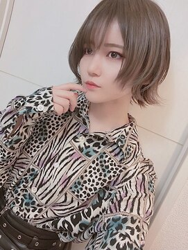 リアイス(Re:ICE) ミニウルフ/くすみブルー/流れるレイヤー/インナーハイライト