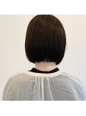 しっとりボブ。