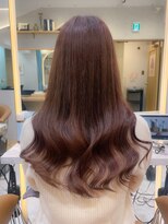 ロンドプランタン 恵比寿(Lond Printemps)&nbsp;イノアカラーでナチュラルピンクブラウン×ロングヘア