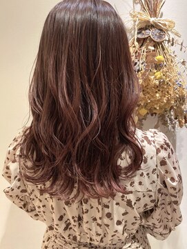 ジャム(Jam) 可愛いカラーモーブピンクブラウン×くびれミディアム★中村大輔