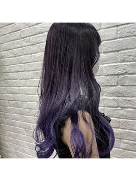 ループ(LOOP) 毛先カラー/裾カラー/パープルラベンダー