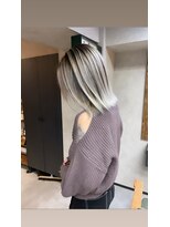 サニー 渋谷(SUNNY) バレイヤージュ、ココアベージュ、ハイライト、グレージュカラー