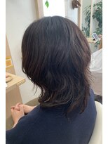 アメイジングヘアー 中沢店(AMAZING HAIR) ミディアム×ウェーブ